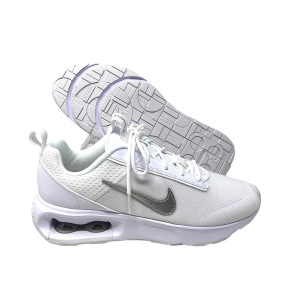 Nike Women’s Sneakers 100 Air Max INtrlk Lite Mesh White Silver DV5695 100 - Picture 7 of 9